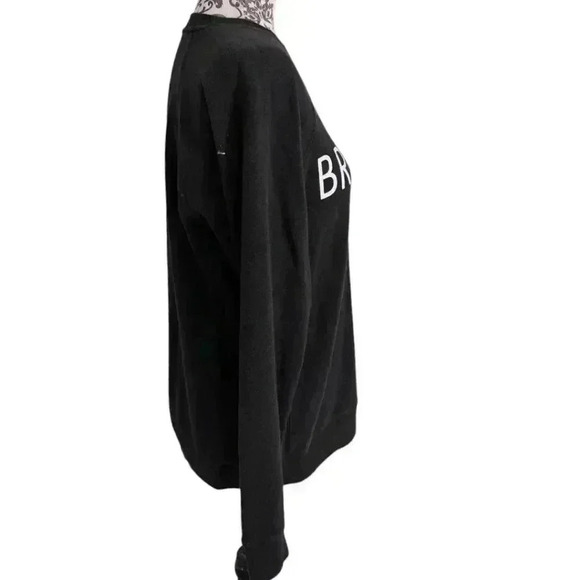 Brunette the Label Brunette Classic Sweatshirt Women's S/M Effortless Casual - Picture 4 of 14